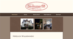 Desktop Screenshot of hotel-mediterran.de